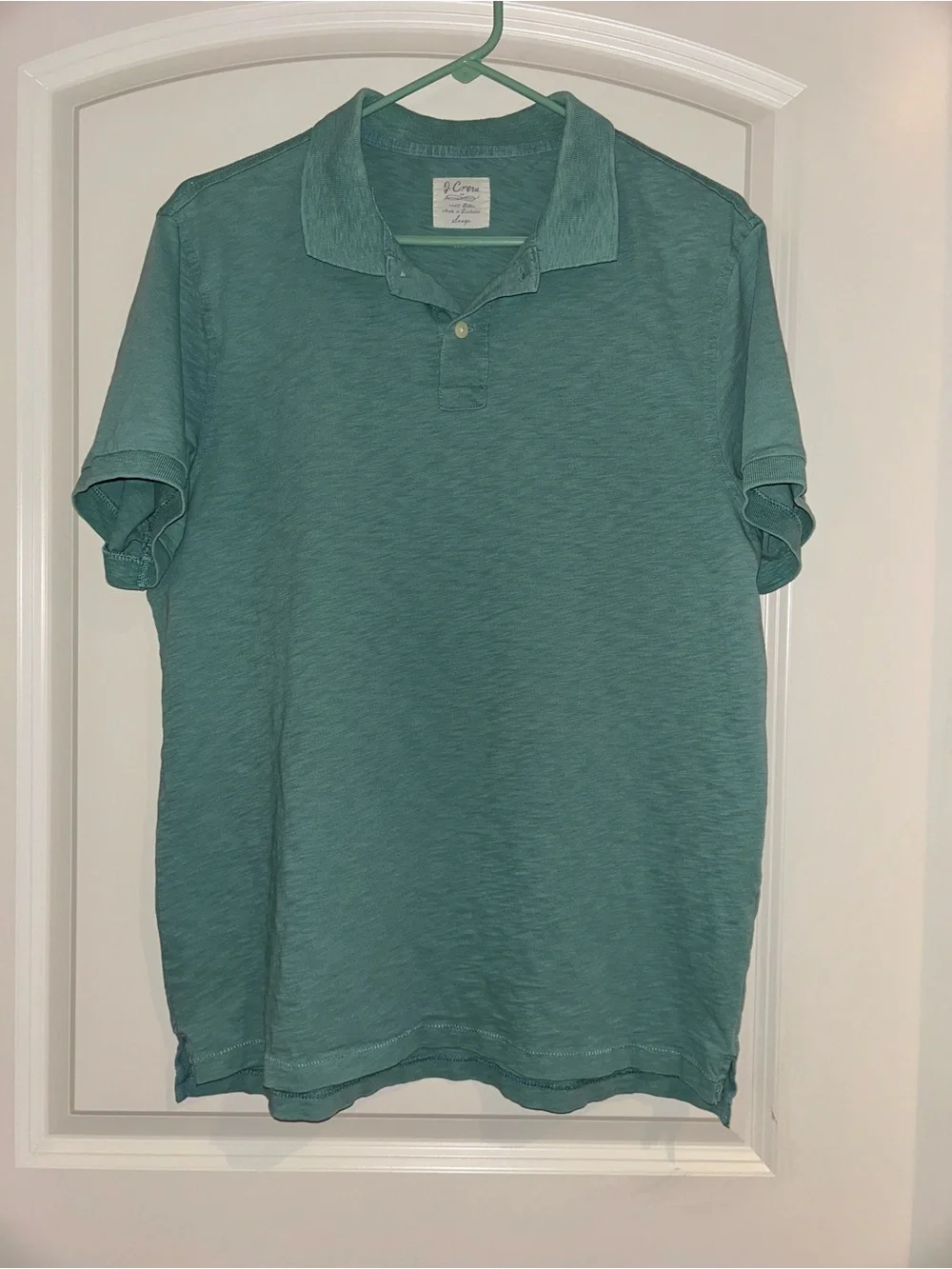 J. Crew Teal Short Sleeve Polo